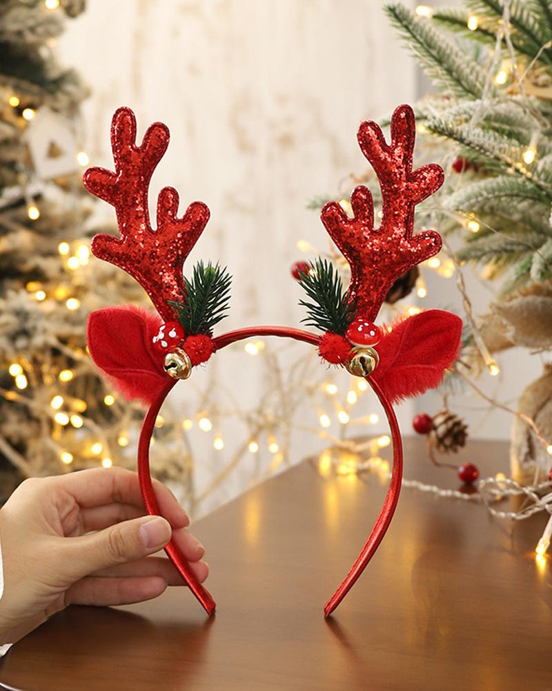 Aveuri-Black Friday Cyber ??Monday Christmas gifts1pc Christmas Headband Antlers Hair Accessories Christmas Ornament Party Headpiece