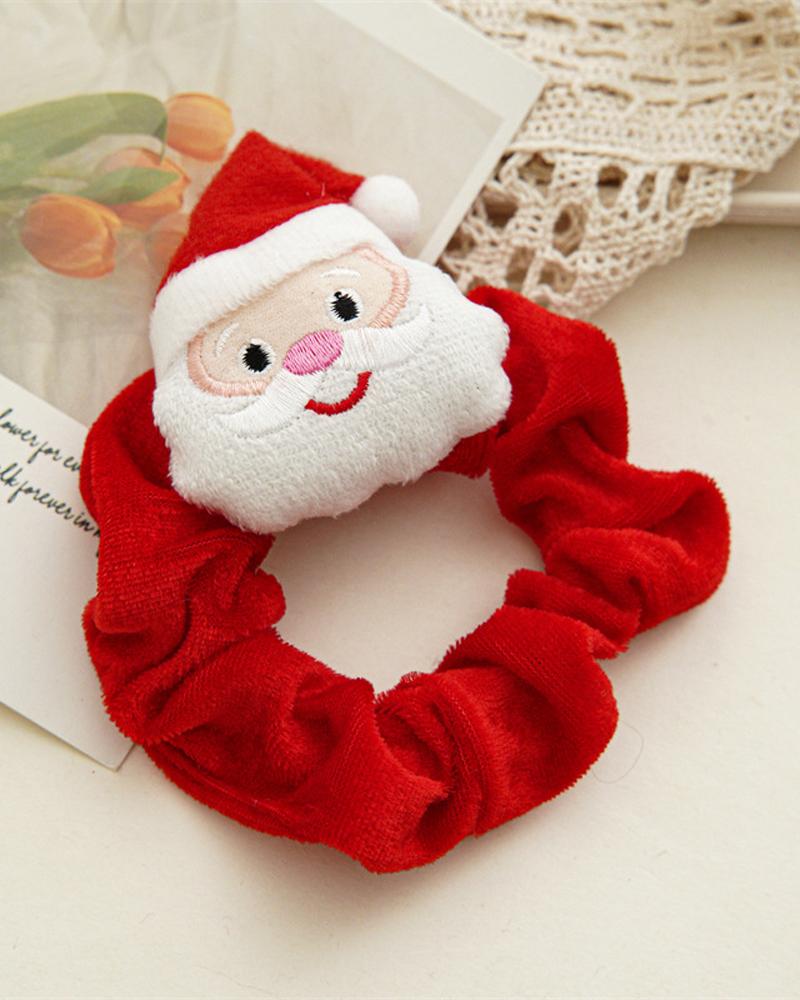 Aveuri-Black Friday Cyber ??Monday Christmas gifts1pc Christmas Tree Santa Claus Decor Scrunchie