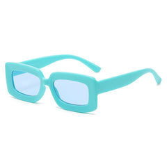 boh Small Square Wide Leg Hot Girl Sunglasses Fashion Women's Sunglasses Personality Retro Jelly Color Glasses