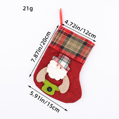 Black Friday Cyber ​​Monday Christmas Christmas Socks Candy Socks Christmas Tree Pendant Gift Bag for the Elderly Christmas Decoration Supplies