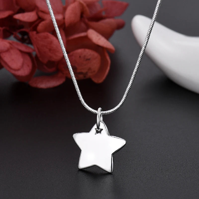 Aveuri Hot 925 Sterling Silver Elegant Star Bracelets necklace for Women Fashion Party Wedding Jewelry sets  Accessories Holiday Gifts