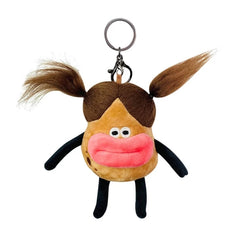 Aveuri Potato Buddy Keychain Korea Backpack Bag Decoration Lovely Phone Chain Sweet Charm Keychains Jewelry Gift DropShip