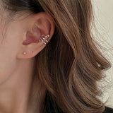 Punk Silver Color Snake Ear Clip Earrings for Women Men Without Piercing Fake Cartilage Ear Cuff Earrings Jewelry 1Pcs