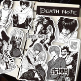 10/65pcs Anime DEATH NOTE Black White Graffiti Stickers Pack Decals Scrapbooking Notebook Luggage Laptop Skateboard Car for Kids
