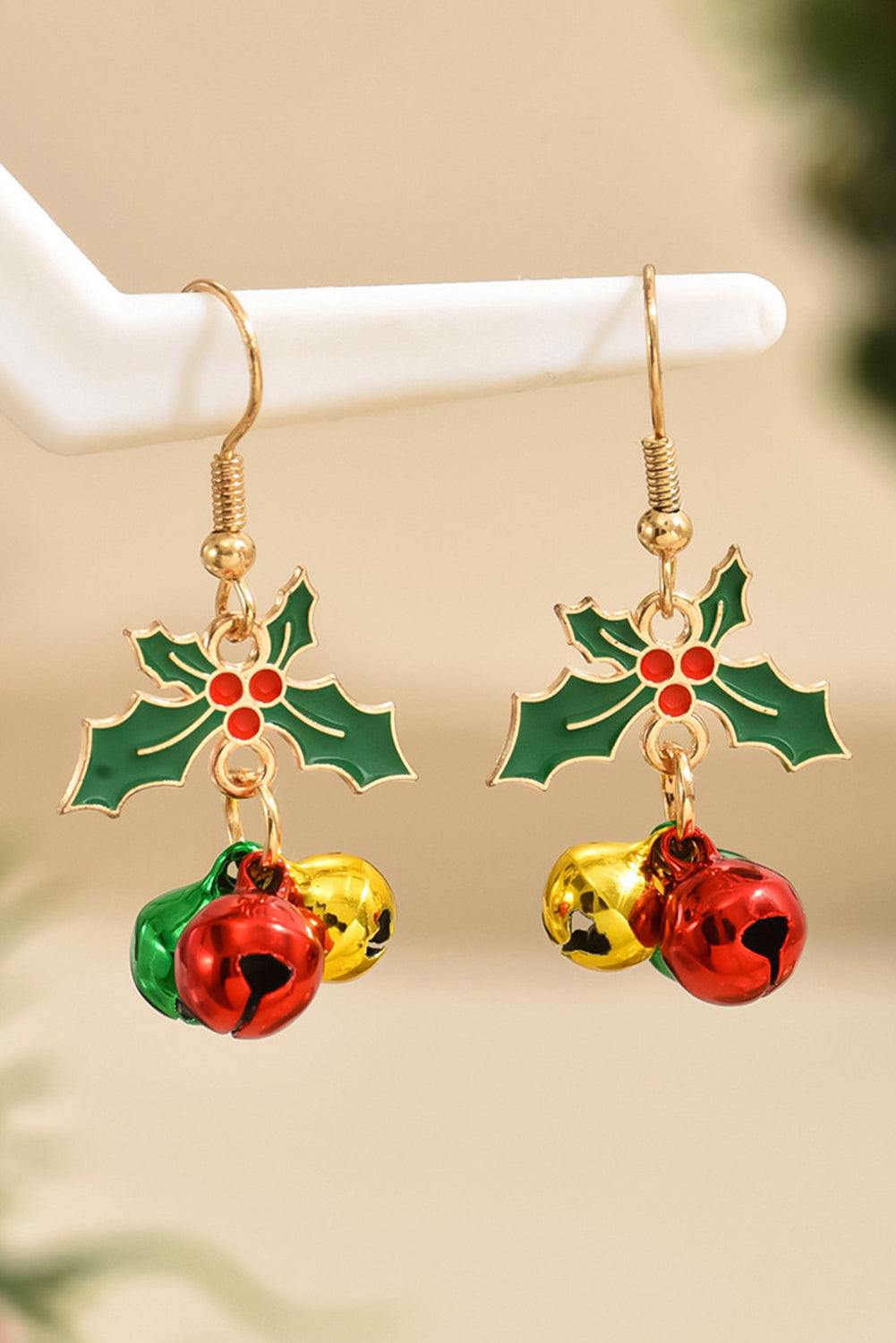 Aveuri-Black Friday Cyber ??Monday Christmas Gold Plated Christmas Jingle Bell Hook Earrings