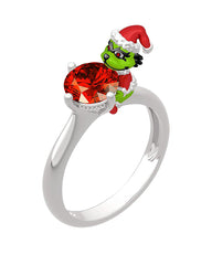 Aveuri-Black Friday Cyber ??Monday Christmas gifts1pc Christmas Graphic Rhinestone Decor Ring