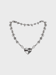 Back To School Aveuri Y2K Silver Accessory Necklaces