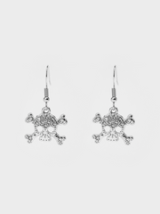 Back To School AveuriMetal Skull Earrings