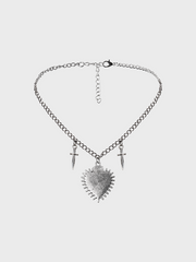 Back To School Aveuri Punk Silver Accessory Necklaces