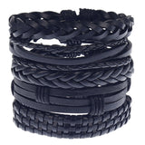 Aveuri - Men's Classic Vintage Handmade Braided Leather Bracelets