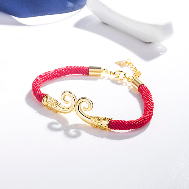 Aveuri - Women's & Men's Golden Hoop Couple Korean Style And Bracelets