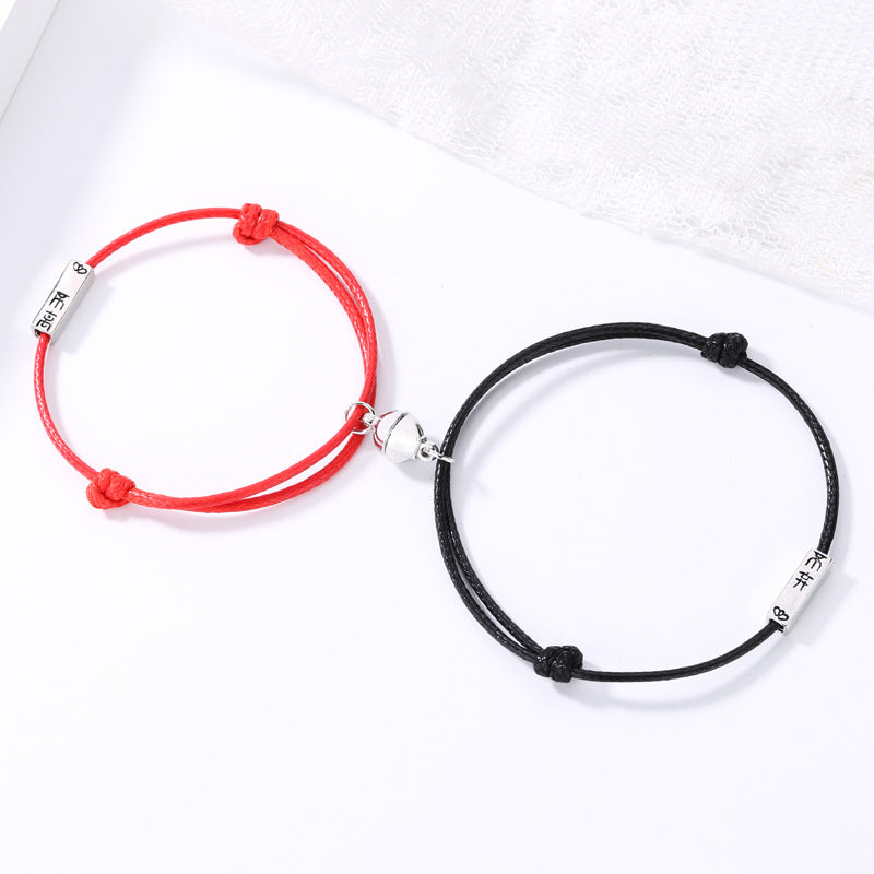 Aveuri - Style Black Rope Red Carrying Strap Bracelets