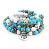 Aveuri - New Versatile Amethyst Buddha Beads Pendant Bracelets