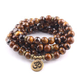 Aveuri - New Versatile Amethyst Buddha Beads Pendant Bracelets