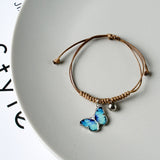 Aveuri - Fashion Popular Blue Butterfly Female Cold Bracelets