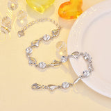 Aveuri - Sterling Sier Crystal Love Female Light Bracelets