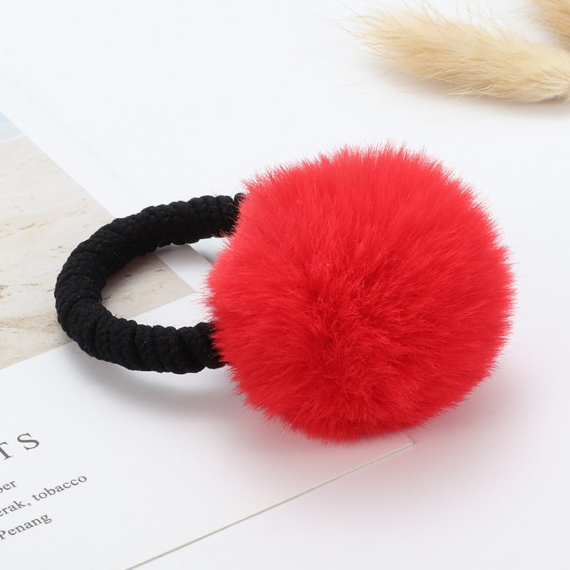 Back to school 2024 AVEURI Cute Imitation Water Ball Hair Ring Female Rubber Band Elastic Hair Bands Korean Headwear Children Hair Accessories Ornaments