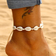 Aveuri Bohemia Chain Anklets for Women Foot Accessories 2023 Summer Beach Barefoot Sandals Bracelet ankle on the leg Female