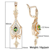 Aveuri Graduation gifts High Quality Unique Long Earrings for Women Girls Cubic Zircon Hollow Carving Cute Vintage Dangle Earring 23 Styles