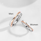 Christmas Gift Angel And Devil Couple Rings Wing Feather Opening Rings for Women Men Lovers Party Jewelry