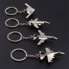 Aveuri Airline Promo New Keychain Metal Naval Aircrafe Fighter Model Aviation Gifts Key Ring Model Key Chain Air Plane Aircrafe Keyring