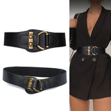 Aveuri Fashion Designer Belts For Women High Quality Stretch Cummerbunds Female Elastic Corset Belt Wide Dress Waistband Ceinture Femme