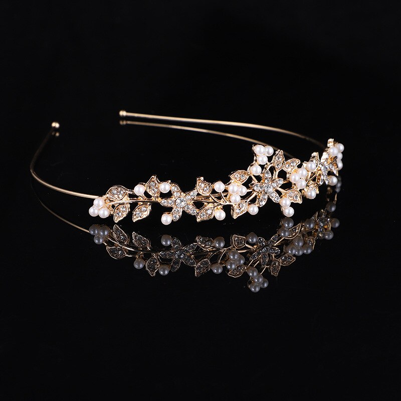 New Bridal Princess Crown Headband Crystal Tiaras and Crowns HairBand Rhinestone Wedding Jewelry Hair Accessories