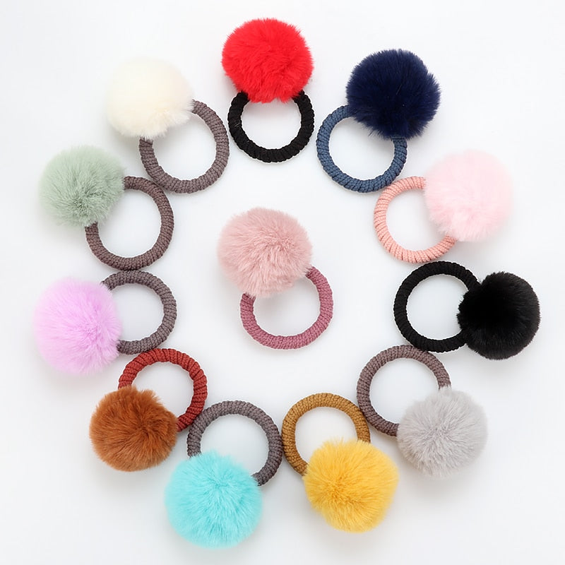 Back to school 2024 AVEURI Cute Imitation Water Ball Hair Ring Female Rubber Band Elastic Hair Bands Korean Headwear Children Hair Accessories Ornaments