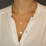 Aveuri Simple Strip Geometric Necklace Gold Silver Color Clavicle Chain Charm Necklace For Women