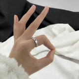 Christmas Gift alloy Charming Lrregular Geometric Rings Vintage Silver Free Adjustment Rings For Women Fine Jewelry Party Gifts