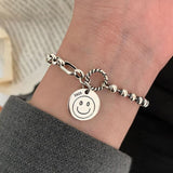 Christmas Gift 2023 New alloy Adjustable Chain Charm Bracelet&Bangle For Women Vintage Handmade Party Jewelry sl017