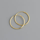Christmas Gift  Genuine Fashion Korean Simple Hoop Earrings for Women Men Charming Chic Party Jewelry Accessories