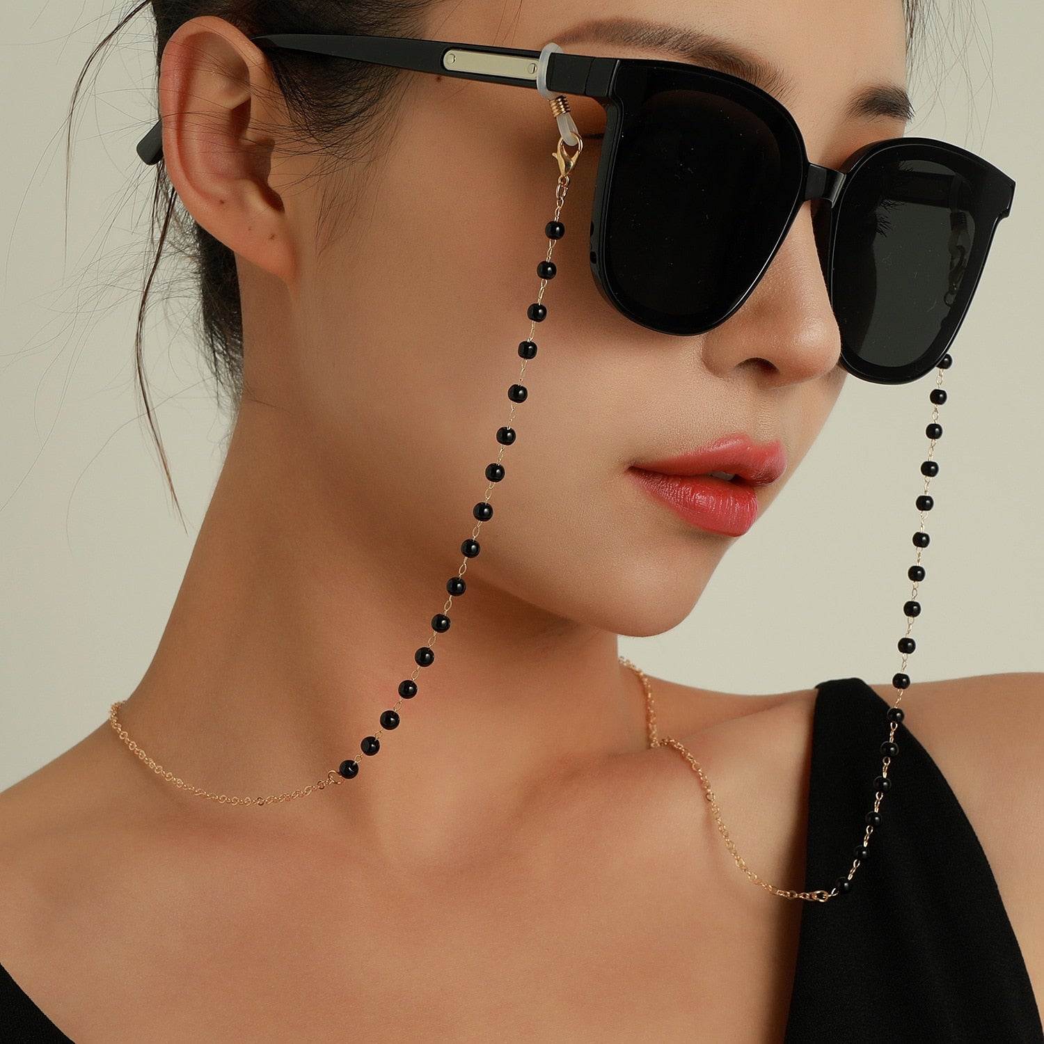 Aveuri  Minimalism Acrylic Seed Beaded Mask Glasses Chain For Women Sunglasses Holder Necklace Eyewear Retainer Accessories New