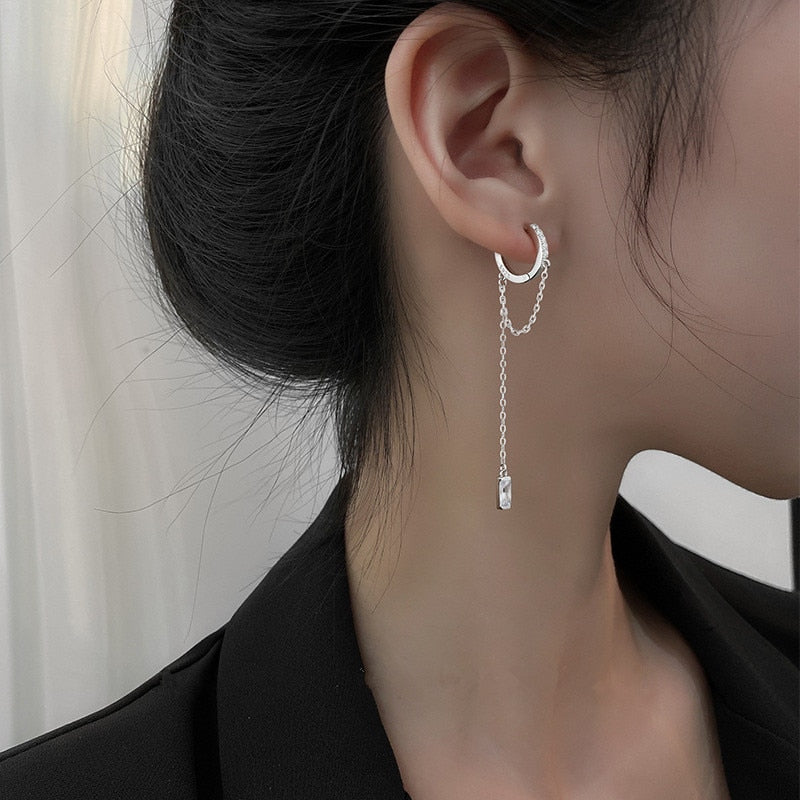 Aveuri Christmas Gift Prevent Allergy alloy Tassel Round Bead Long Drop Earring For Women Party Wedding Jewelry eh1047