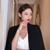 Aveuri Classic Roman Digital Titanium Steel Bracelet For Woman 2023 New Fashion Korean Jewelry Party Luxury Girl's High-Grade Bracelet
