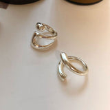 AVEURI 2023 Minimalist Hollow Out Geometry Irregular Ring For Women Fashion Creative Hollow Irregular Geometric Birthday Party Jewelry Gifts