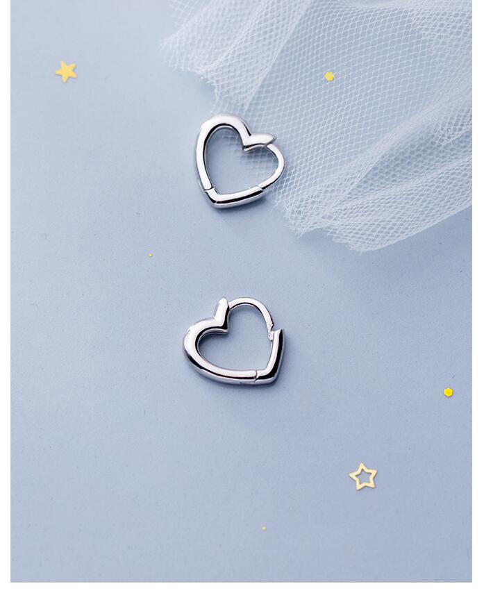 Christmas Gift Fashion Jewelry Heart Shape Earrings For Women Earrings oorbellen pendientes brincos eh495