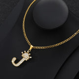 Zircon Crown Big Letter Necklace For Women Men Initial Alphabet Charm Chain Choker Pendant 60CM Necklace Jewelry Gift Collier
