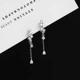 Aveuri Christmas Gift Water Drop Shape Female Zircon Rhinestone Elegant Fashion Earrings For Women Серьги eh1460