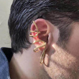 AVEURI 2023 Fashion Minimalism Ear Cuffs Clip Metal Earrings For Women No Piercing Fake Cartilage Earrings For Women Gifts