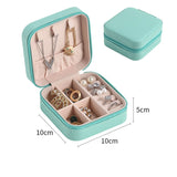 Christmas Gift Super Portable Jewelry Box Jewelry Bag Flannel Ring Earring Earring Box Jewelry Travel Storage Box