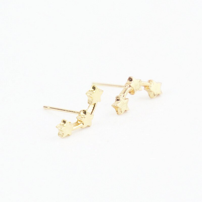 Star Ear Climber Small Stud Earring Birthday Gift Women Statement Metal Fashion Jewelry  AM2104