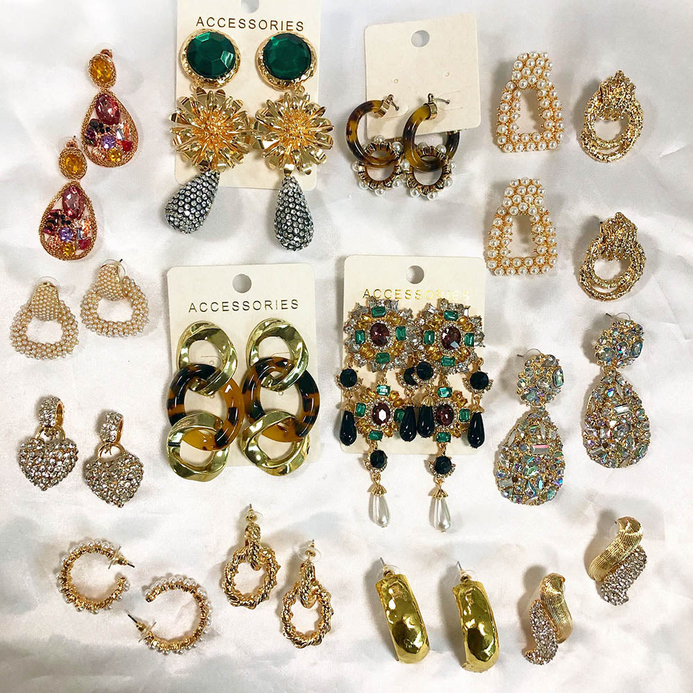 AVEURI  Elegant Earrings For Women Fashion Wedding Party Gifts Drop Earrings Accessories Statement Jewelry