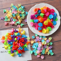 Back to school 2023 AVEURI 20Pcs Small Hairpins Girls Cute Hair Claws Butterfly Shells Shape Hair Clips Hair Accessories Kids Candy Color Sweet Headwear