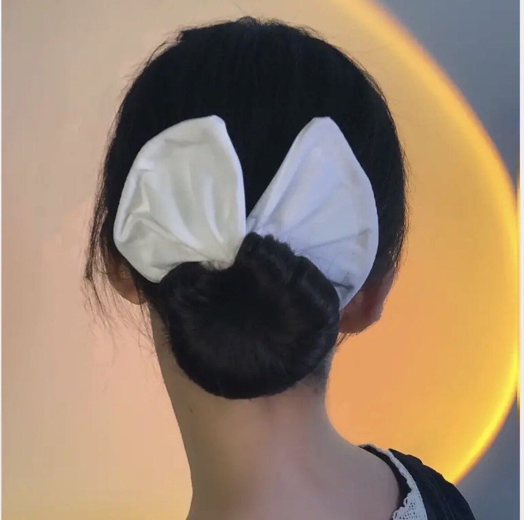 Aveuri 2022 Magic Twist Clip Ball Head Retro Printing Lazy Hair Tie Hair Artifact Bow Headdress New Hair Accessories
