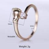 prom accessories prom accessories Aveuri Graduation gifts 4mm Rhombus Cubic Zircon Band Ring for Women Girls 585 Rose White Gold Engagement Wedding Jewelry Fashion 2023 Rings GR69