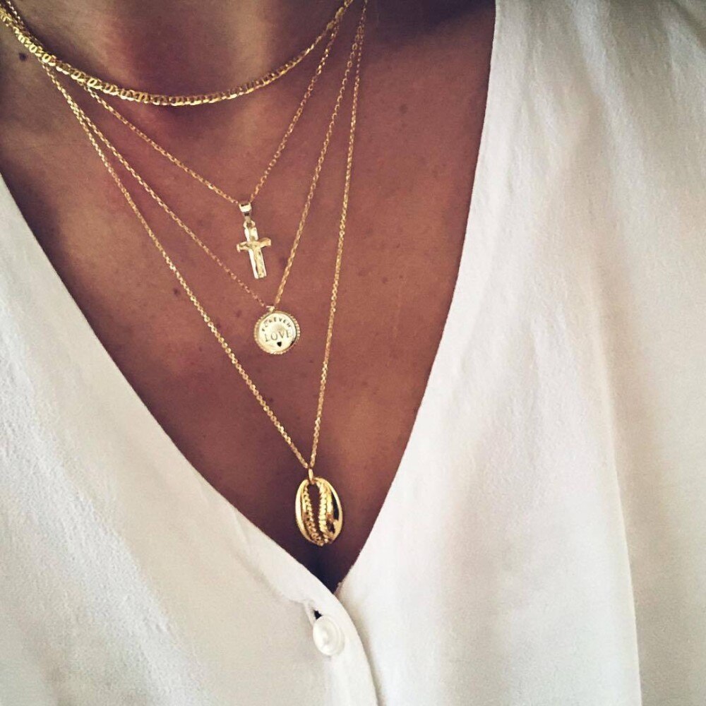 Ins Gold Butterfly Necklaces & Pendants 2023 Fashion Vintage Chain Choker Necklace for Women Collier Femme Party Jewelry Gifts