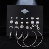 Aveuri bead earring Women's Earrings Set  Geometric Flower Tassel Earrings For Women Circle Earings 2023 Jewelry Gift