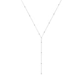 Trendy Round Bead Tassel Necklace Fashion Clavicle Chain Long Pendant Necklaces for Birthday Gift