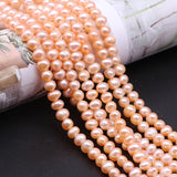 Aveuri 8mm Natural Pearl White/Pink/Purple alloy 16/18/20 Inch Chain Necklace Woman Engagement Wedding Jewelry